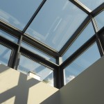 Przeszkolny dach z okien aluminiowych